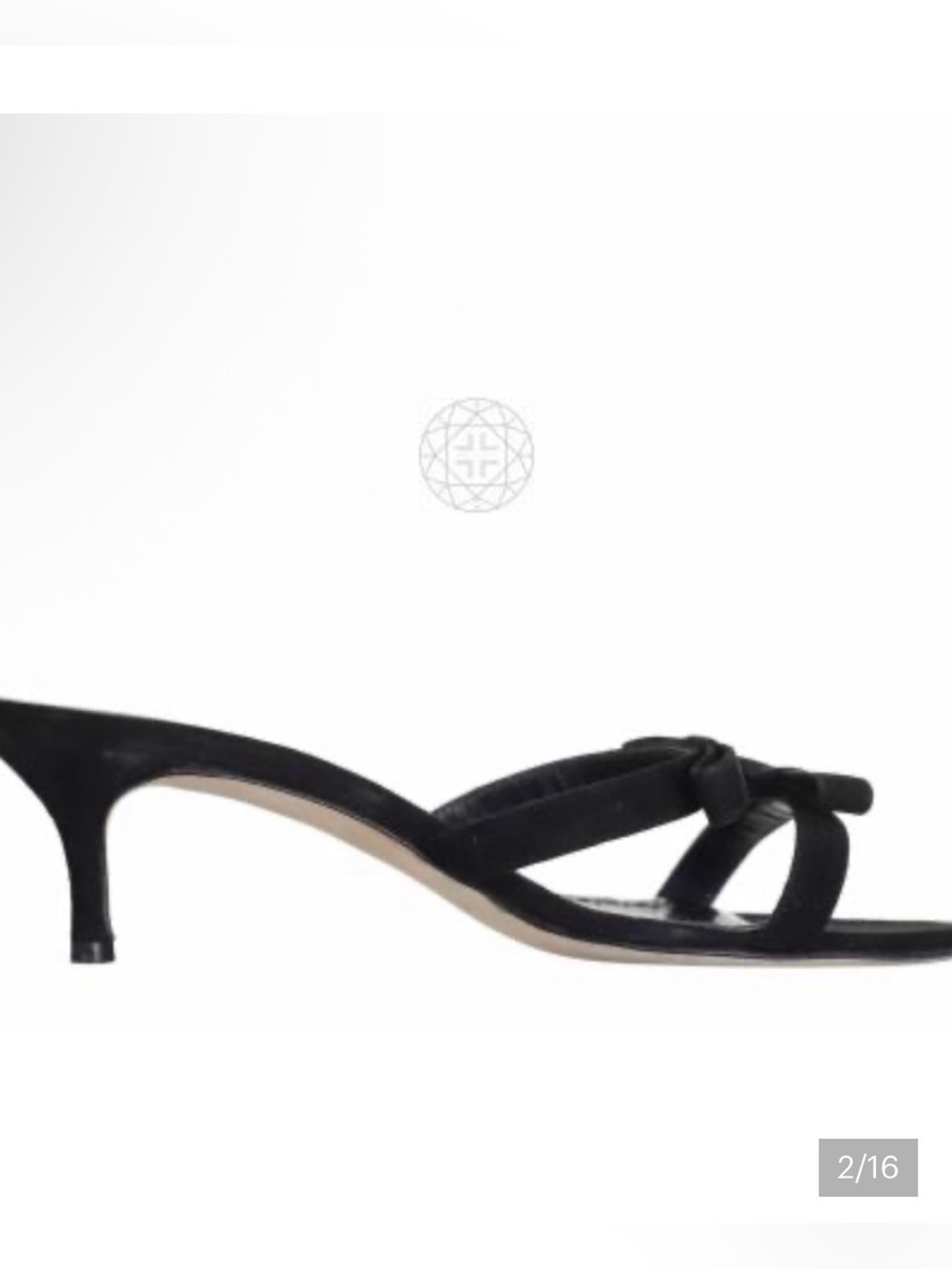 Manolo Blahnik Black Kitten Heels